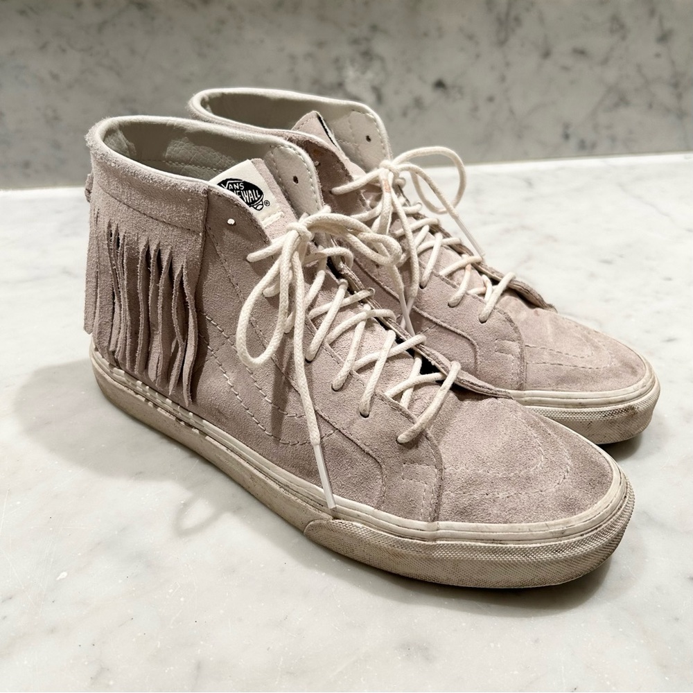 Women’s Vans Sk8-Hi Moccasin Suede Sneakers